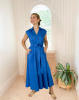 KASIA Nefeli Maxi Dress Blue