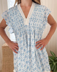 NAVYBLEU Eden Dress Carolina Block