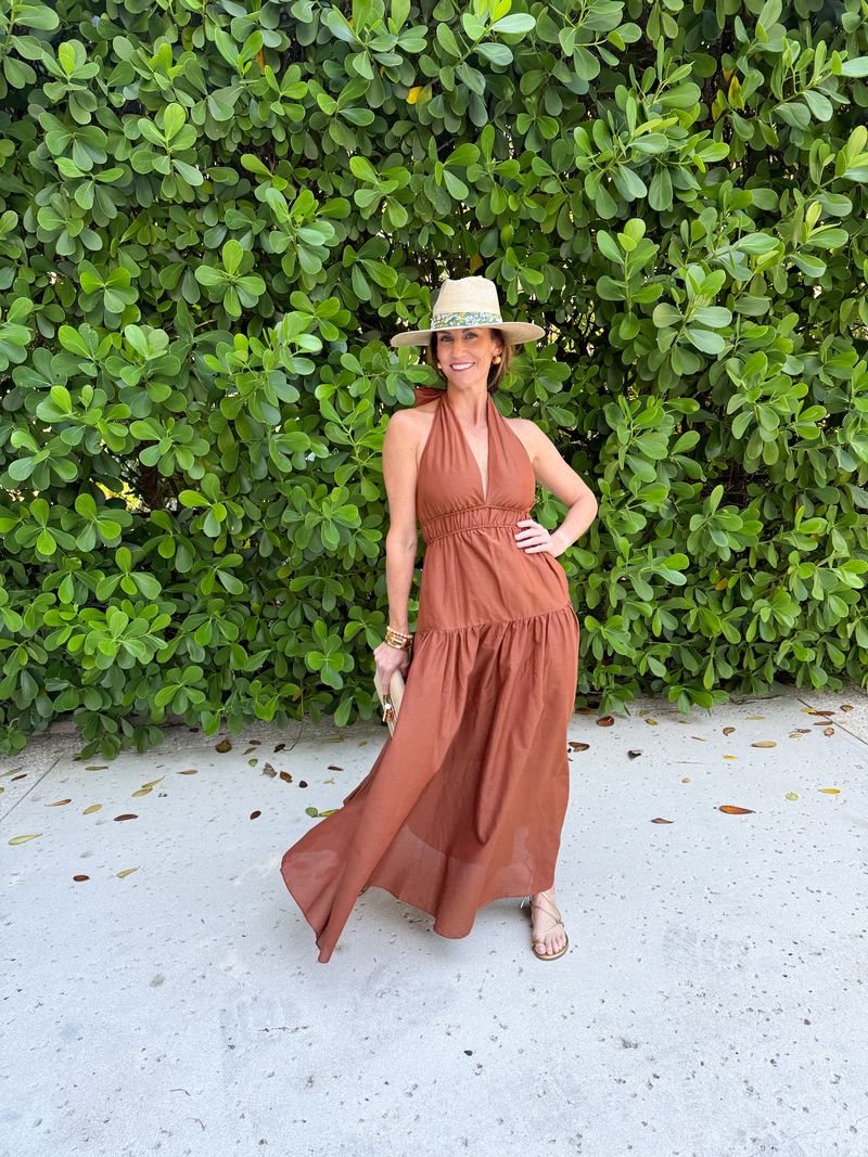 KIVARI Anouk Maxi Dress Mocha