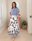 NAVYBLEU Lobster Skirt Navy