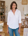 FINAL SALE FRANK & EILEEN Barry Tattered White Denim