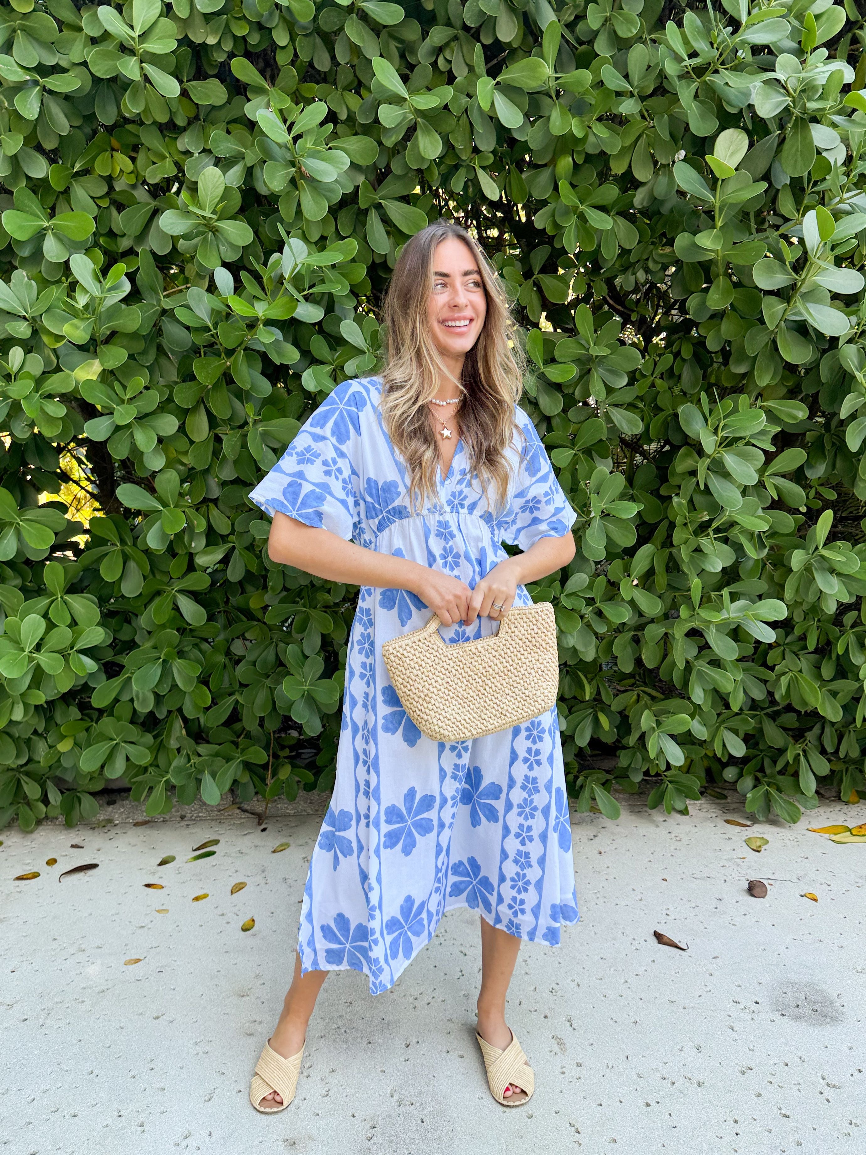 MAREA Milla Kaftan Sea Dahlia