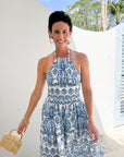 CARA CARA Denise Dress Palm Paisley