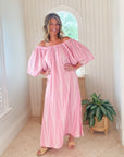 PEARL & CAVIAR Finikas Maxi Dress Pink