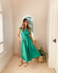 KASIA Nefeli Maxi Dress Basil