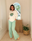 PARADISA X PROSPERINA Dunedin Pants Seaglass Green