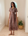 OMIKA Amira Shirtdress Nari Cacao