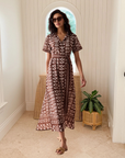 OMIKA Amira Shirtdress Nari Cacao