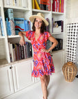 FINAL SALE FEATHER & FIND Vintage Ballerina Wrap Dress Super Power