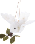 Peaceful Felt Dove Ornament