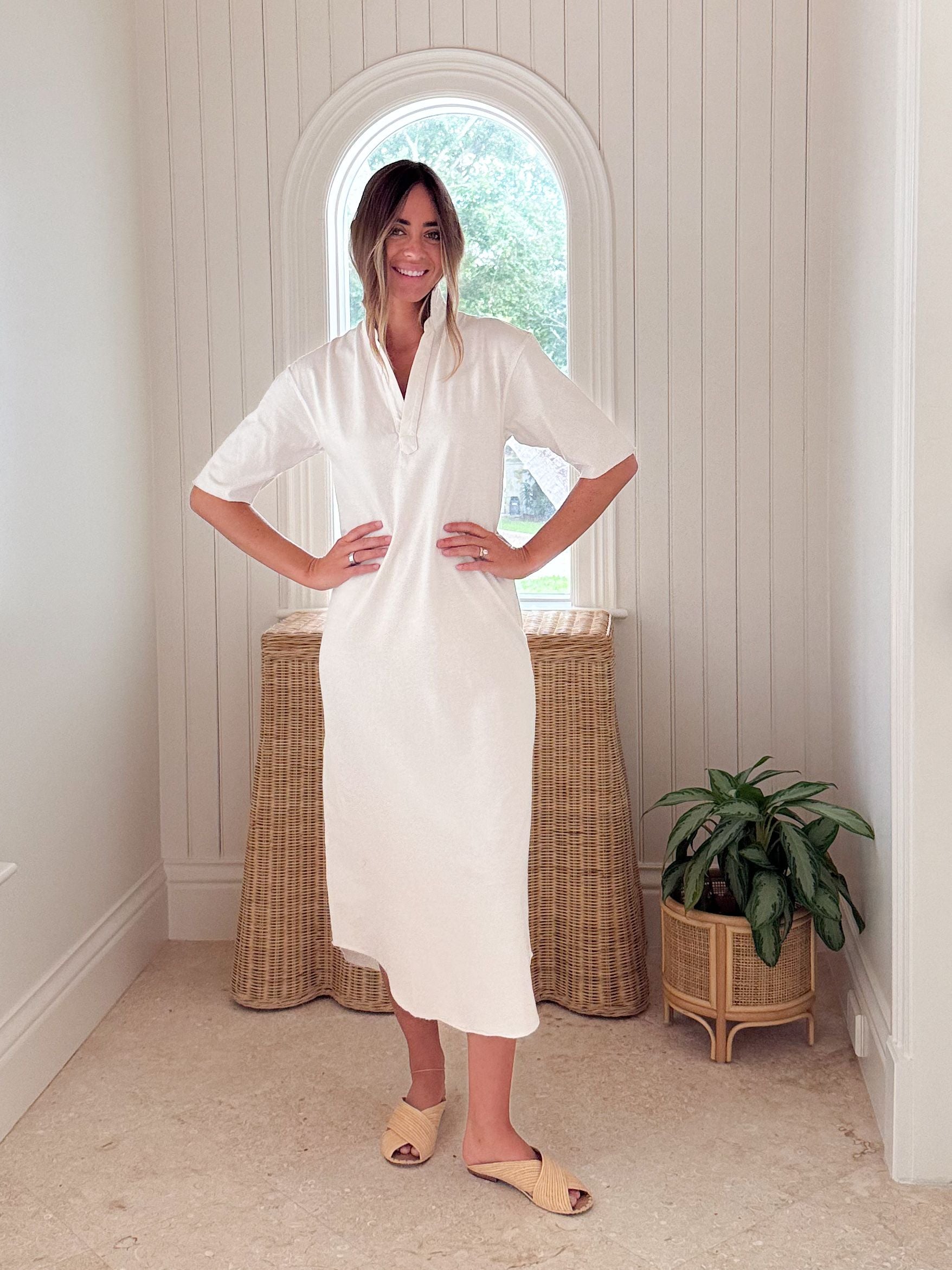 FRANK &amp; EILEEN Emma Dress Vintage White