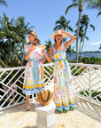 PROSPERINA Gemma Maxi Dress Summer Spritz