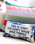 Needlepoint Pillow Nice Things
