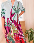 WALKER & WADE Tulum Dress Purple Jungle