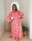 PALM NOOSA Noddy Dress Pink Lobster