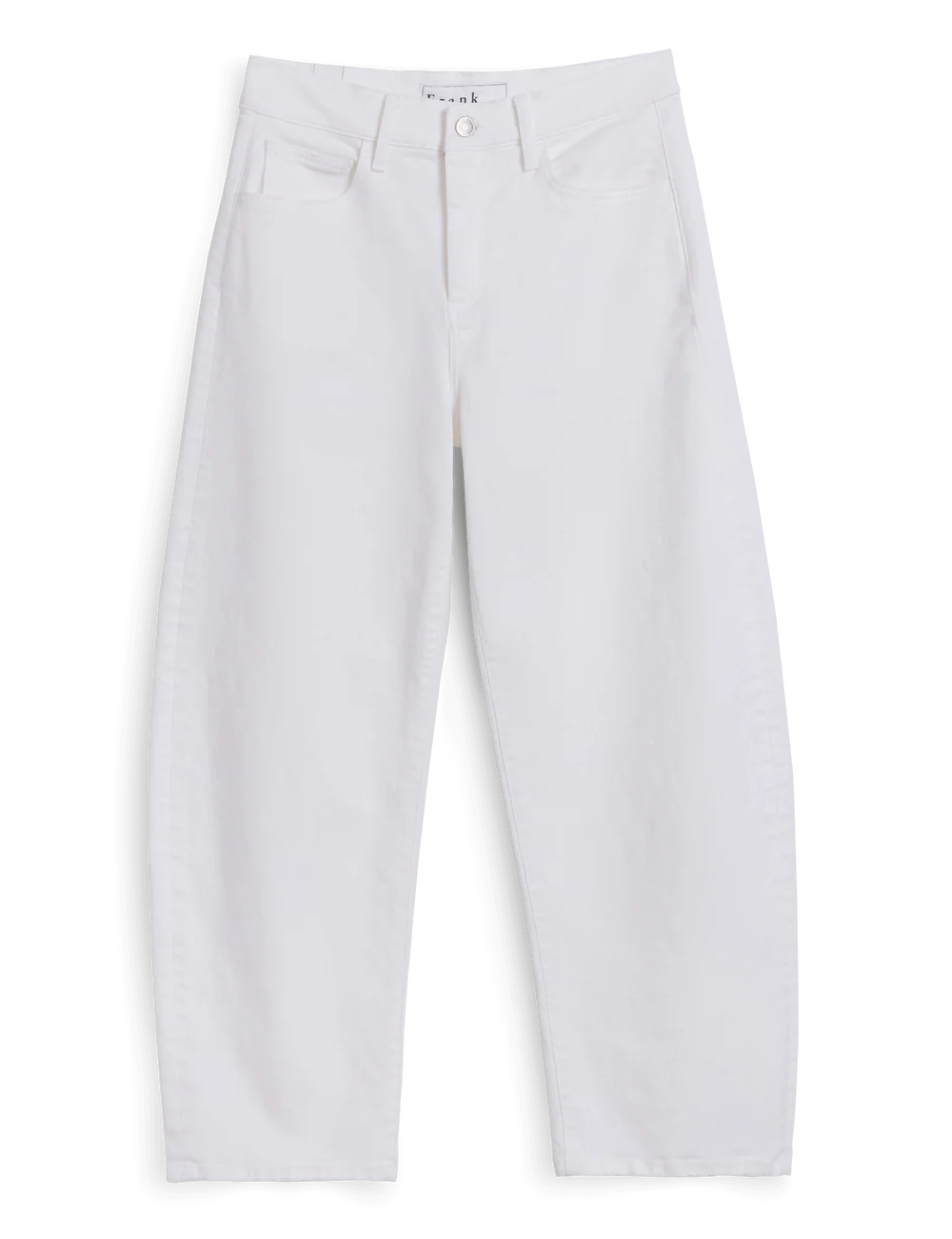 FRANK &amp; EILEEN Brennan Barrel Jean White