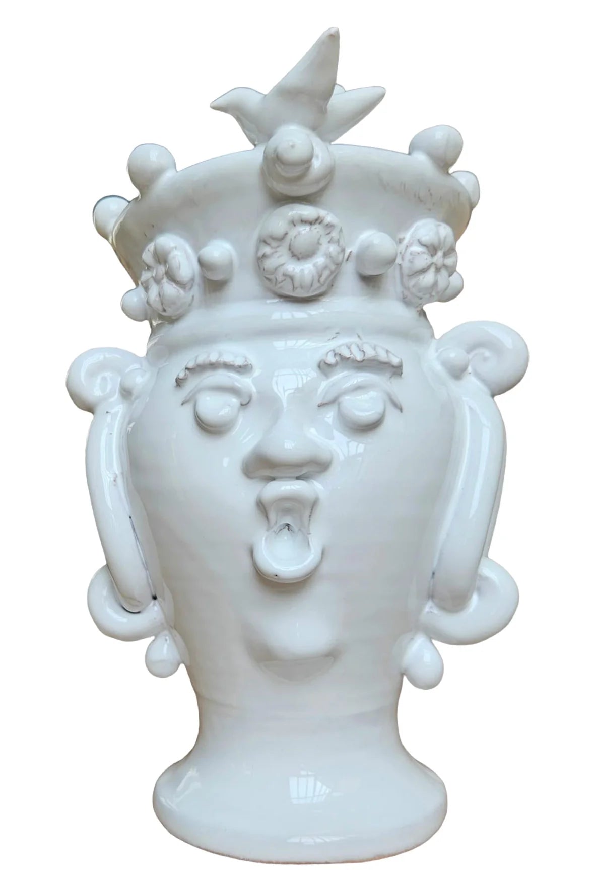 LES OTTOMANS Sicilia Moor Head Vase