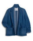 FRANK & EILEEN Boyfriend Blazer 1984 Washed Blue
