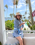 FRANK & EILEEN Hunter Shirtdress Blue Check