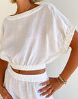 FLORABELLA Hermosa Top White