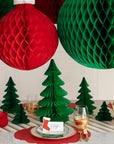 Honeycomb Paper Small Tree-Set/3