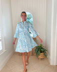 SHERIDAN FRENCH Caty Dress Whimsical Island Sky