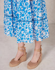 RO'S GARDEN Daphne Midi Dress Blue Okari