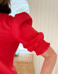LOVE THE LABEL Zuri Top Tango Red