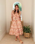 LOLA AUSTRALIA Pacific Dress Tea Rose