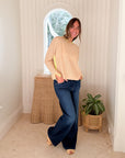 LISA TODD Power Stitch Pullover Sable