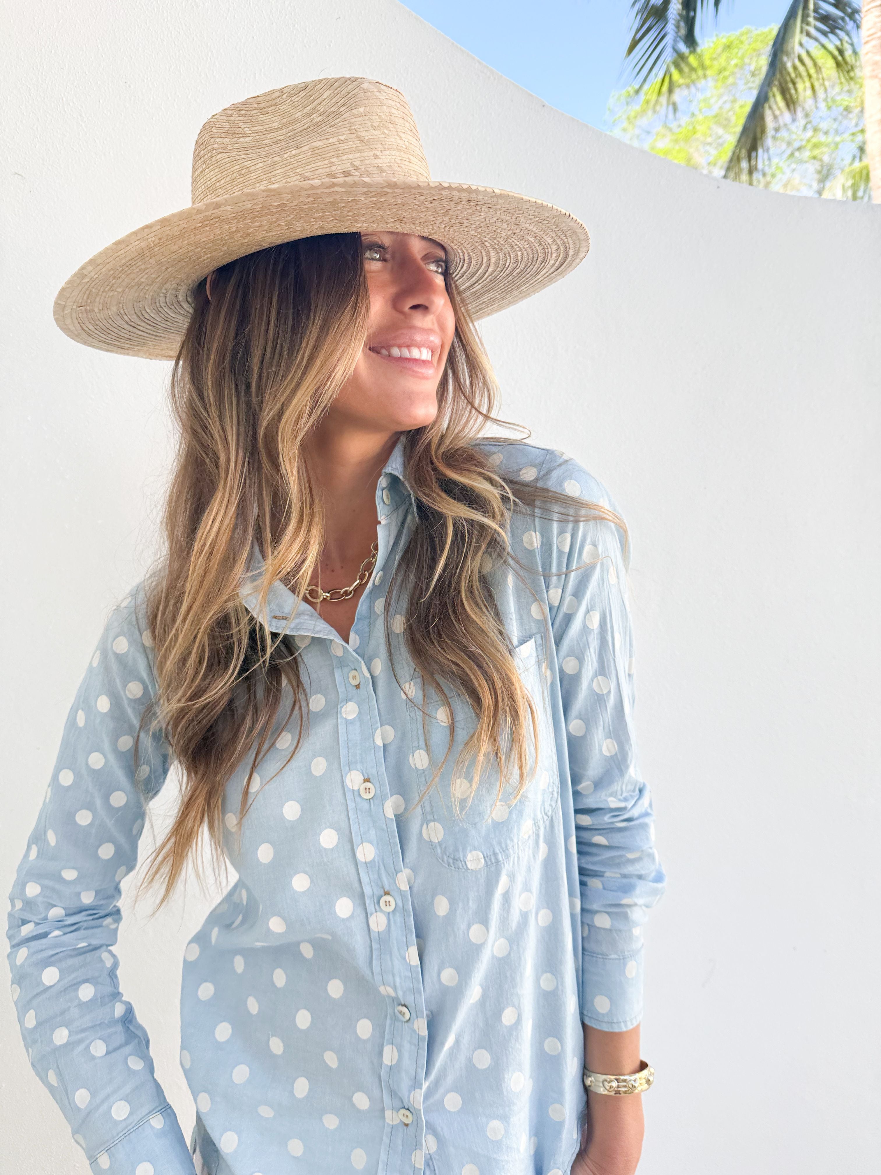 FELICITE BF Shirt Denim Dot