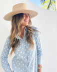FELICITE BF Shirt Denim Dot