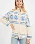 MAREA Elin Sweater Blue/Ivory