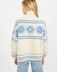 MAREA Elin Sweater Blue/Ivory