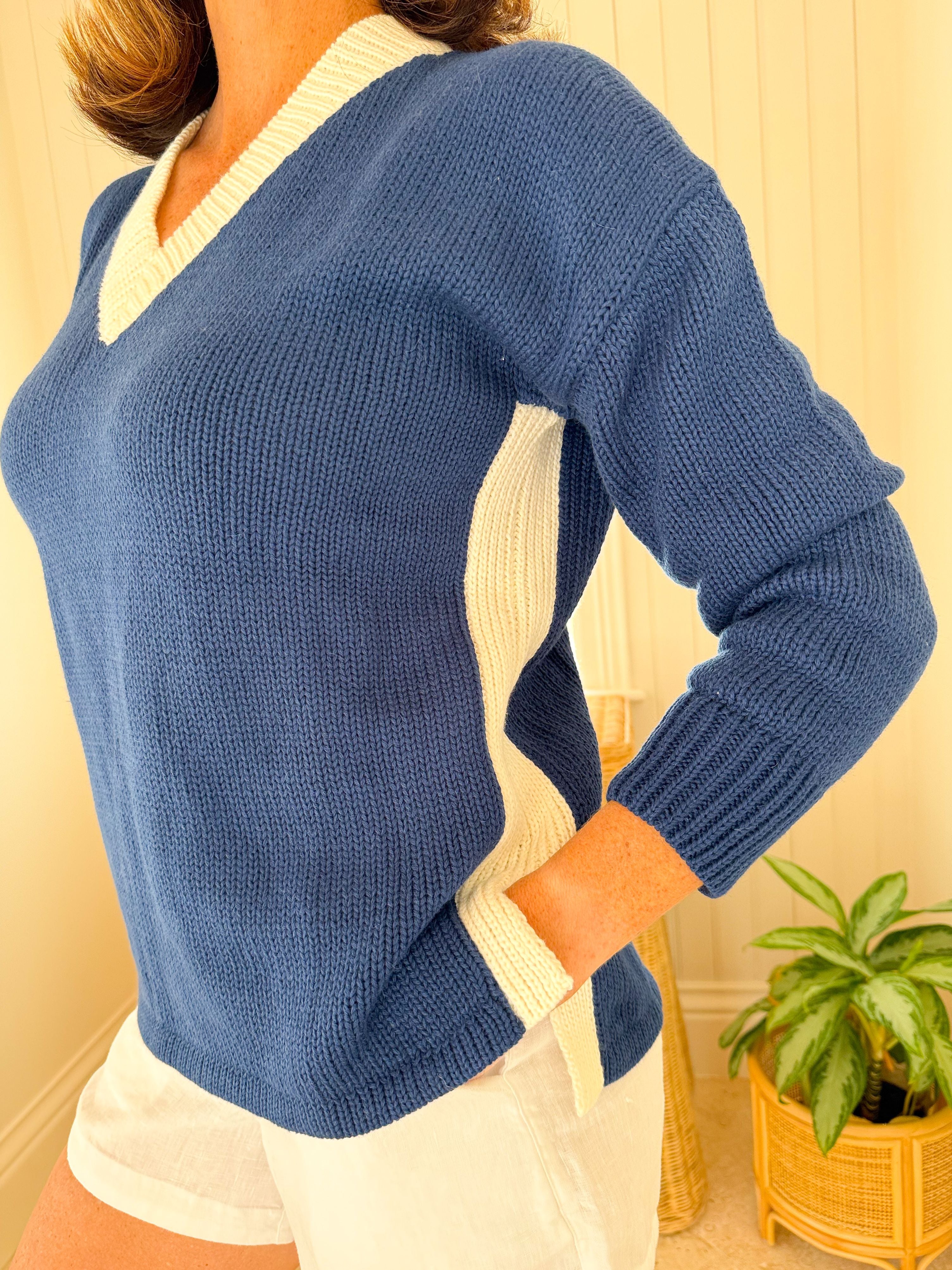 HIHO Janie Sweater Twilight w/ Cream