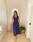 FRANK & EILEEN Daphne Dress Navy