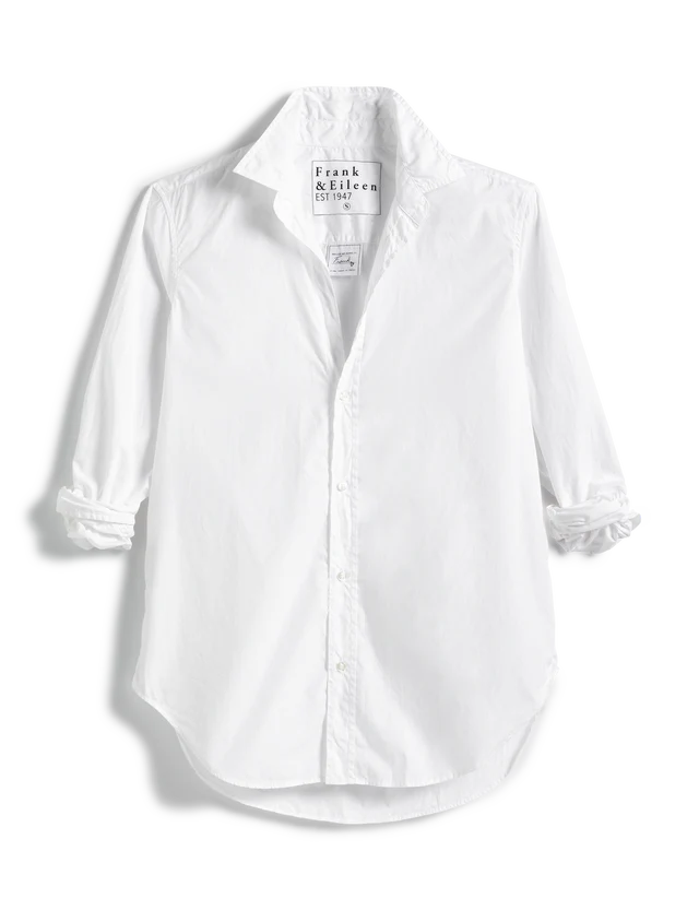 FRANK &amp; EILEEN Frank Classic Button Up Shirt White Superfine