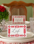 Fair Isle Place Cards Set/12