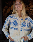 MAREA Elin Sweater Blue/Ivory