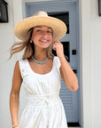 OLIPHANT Harper Mini Dress Tisbury White