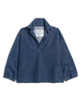FRANK & EILEEN Gabi Popover Shirt Vintage Dark Wash Indigo