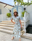 OMIKA Amira Maxi Dress Diya Powder
