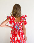 SHERIDAN FRENCH Kelly Dress Firecracker Ikat