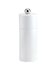 Mini Pillar Salt & Pepper Mill Grinder White