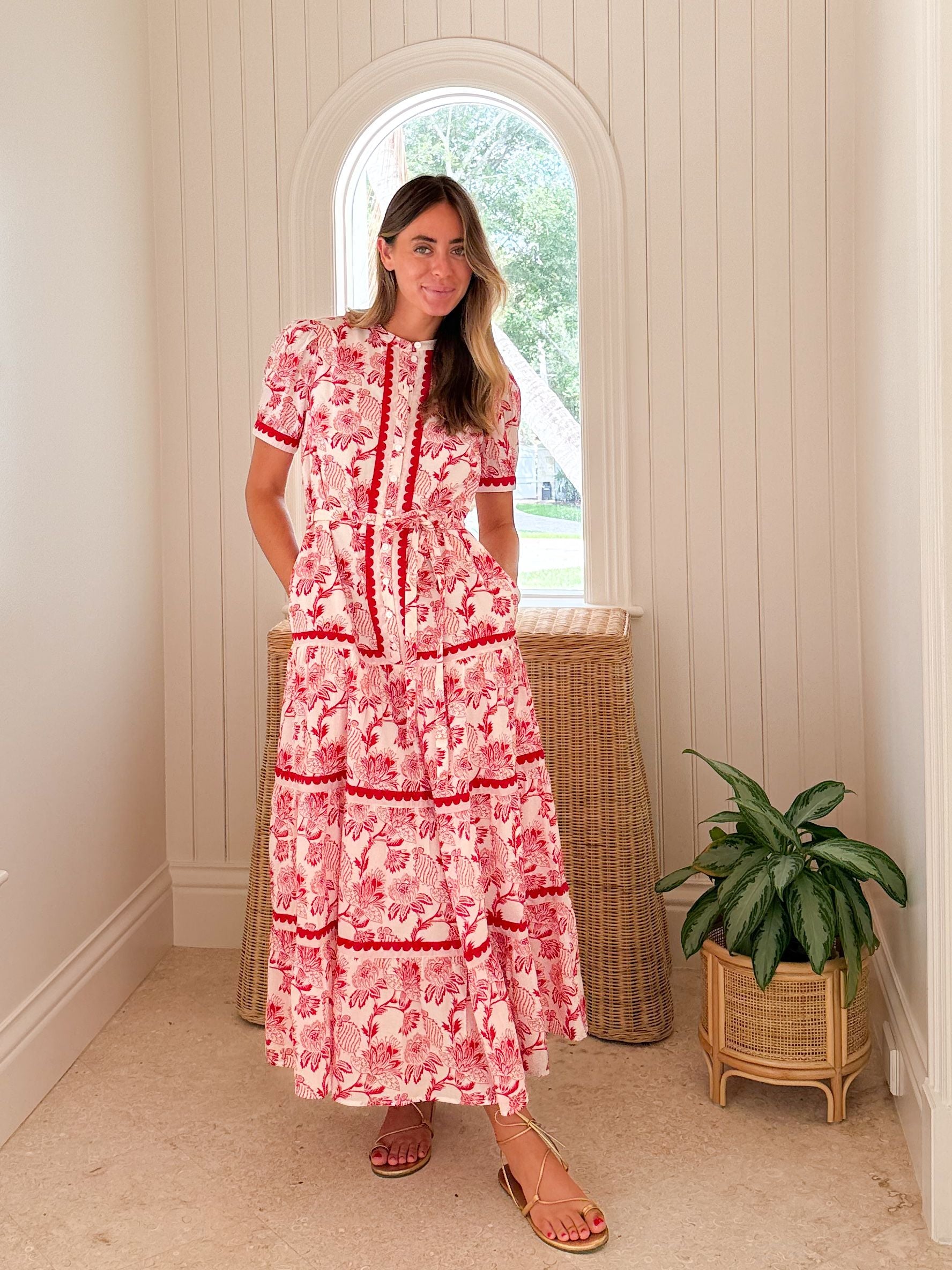 BANJANAN Saylor Dress Lizzie Poppy