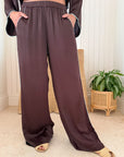 OMIKA Efie Pant Solid Ganache