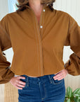 OMIKA Nero Blouse Solid Cinnamon