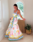 PROSPERINA Gemma Maxi Dress Summer Spritz