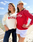 MERRY Sweatshirt Cranberry Heather