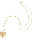 JANE WIN Hope Four Seasons Heart Pendant on Adjustable Chain